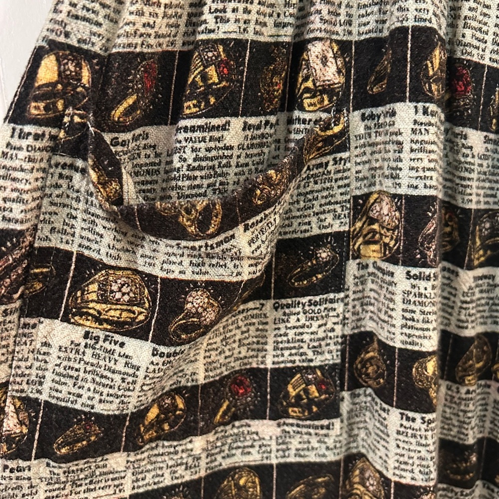 Fashion Brand Company Rings Print Dress - Picture 4 of 4